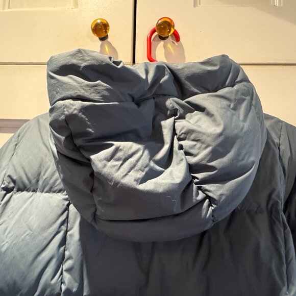 Hooded REI Coop Norseland Down Parka 2.0 Winter Car Coat Stone Blue Size 1X NWT - Picture 6 of 16